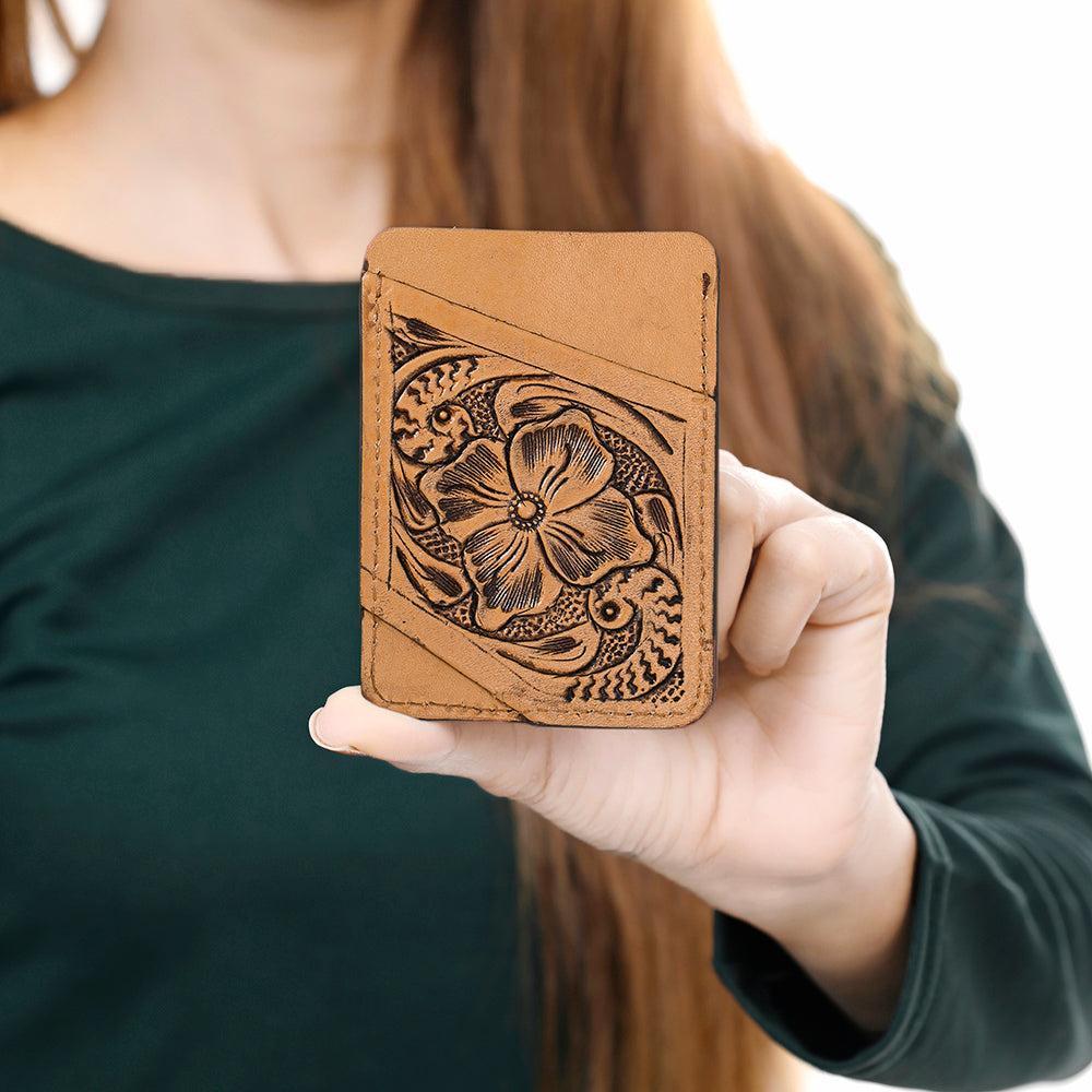 American Darling Beautifully Hand Tooled Genuine Leather