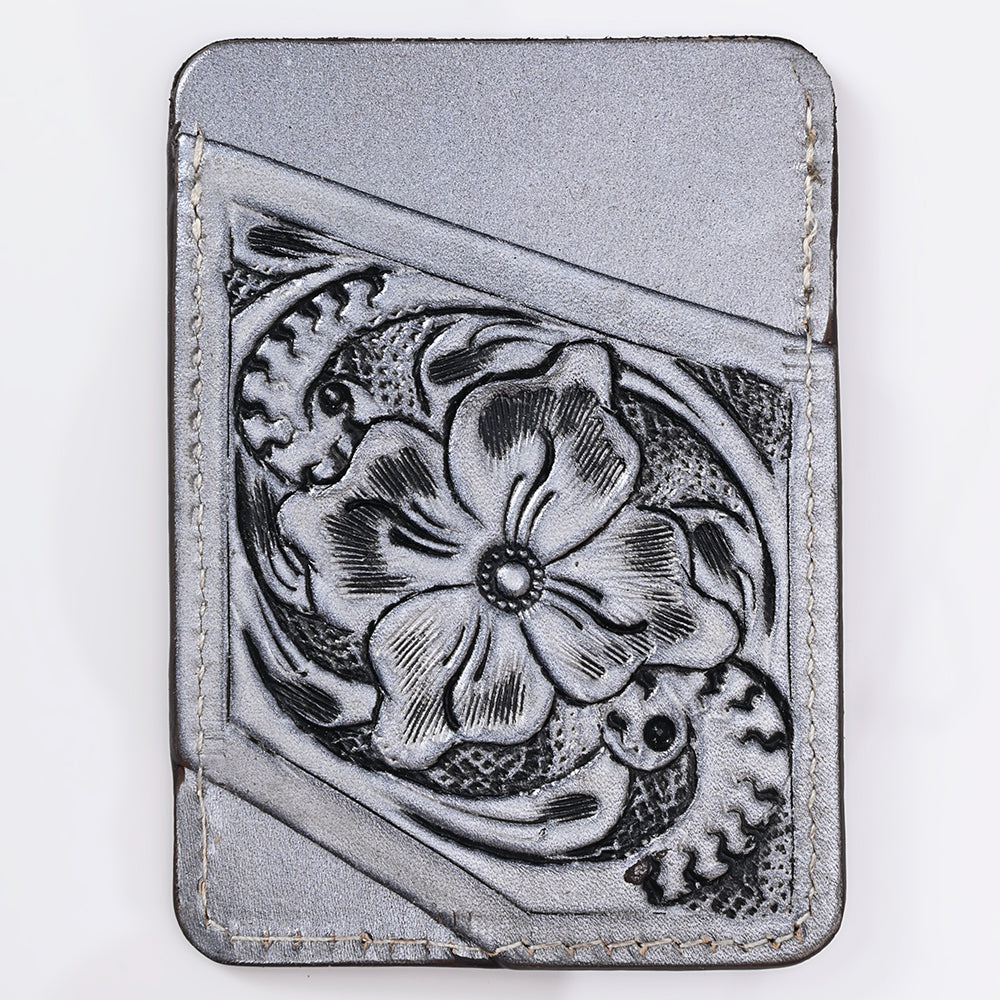 American Darling Card Holder Hand Tooled Genuine Leather | Business Credit
