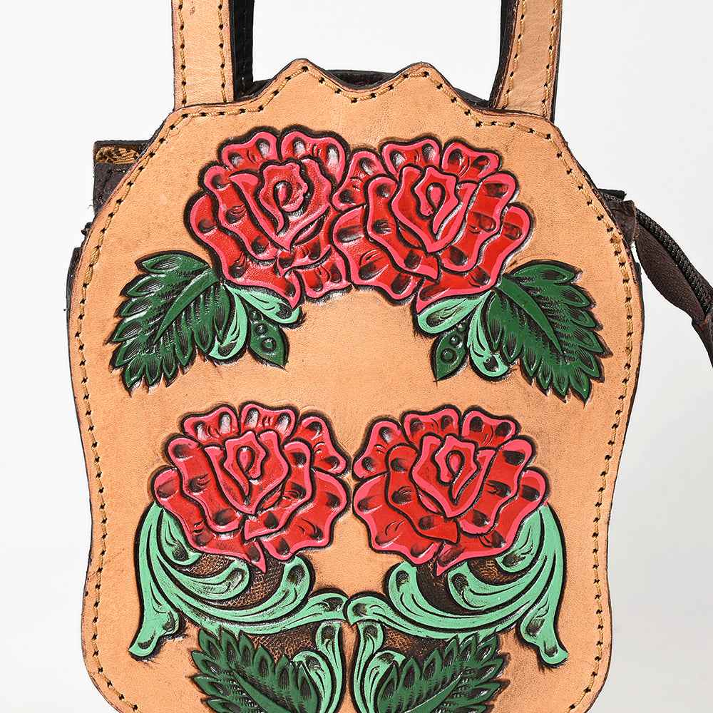 American Darling Hand-Tooled Genuine Leather Tote