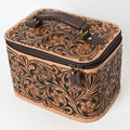American Darling Hand-Tooled Genuine Leather Jewelry Case