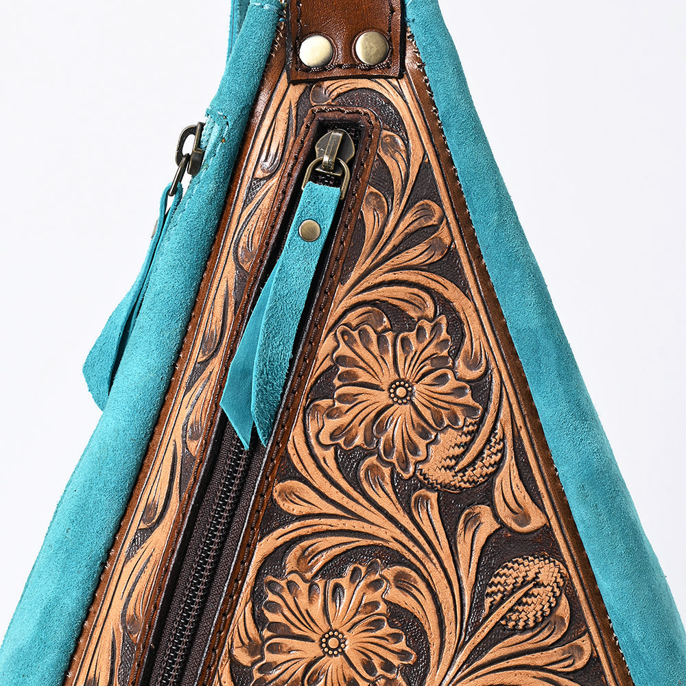 American Darling Sling Beautifully Hand Tooled Genuine Leather