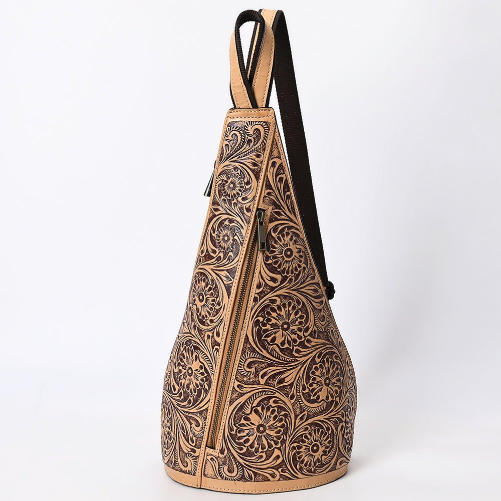 American Darling Sling Beautifully Hand Tooled Genuine Leather