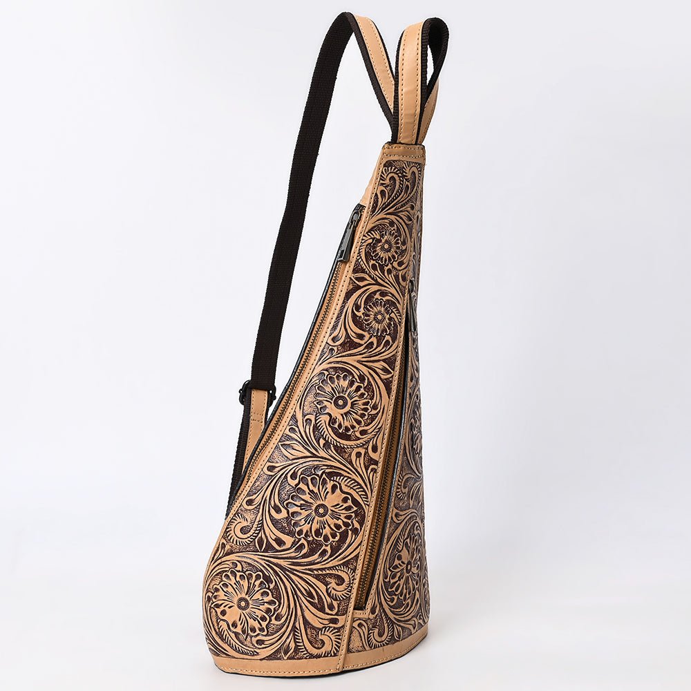 American Darling Sling Beautifully Hand Tooled Genuine Leather