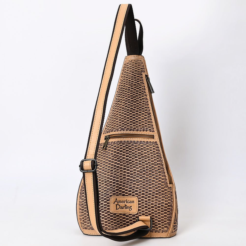 American Darling Sling Beautifully Hand Tooled Genuine Leather