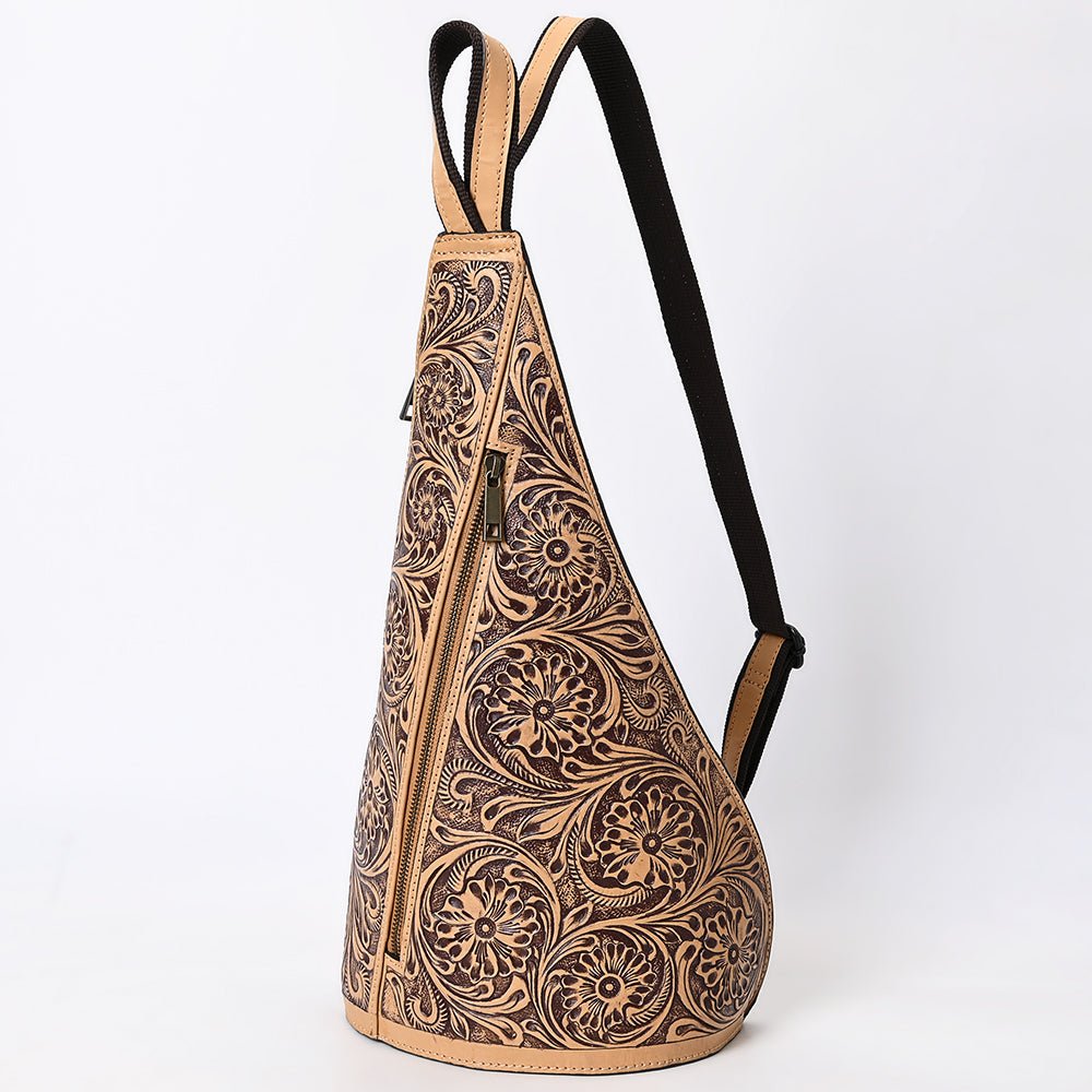 American Darling Sling Beautifully Hand Tooled Genuine Leather