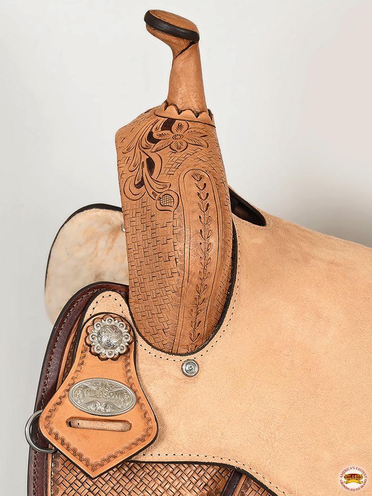 Hilason Flex Tree Western Horse Saddle, Antique Brown