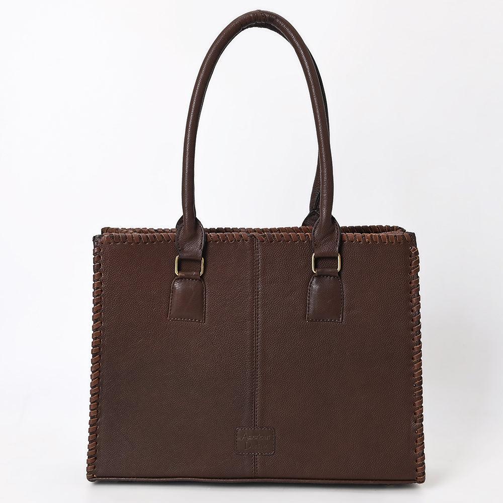 American Darling Hand-Tooled Genuine Leather Tote