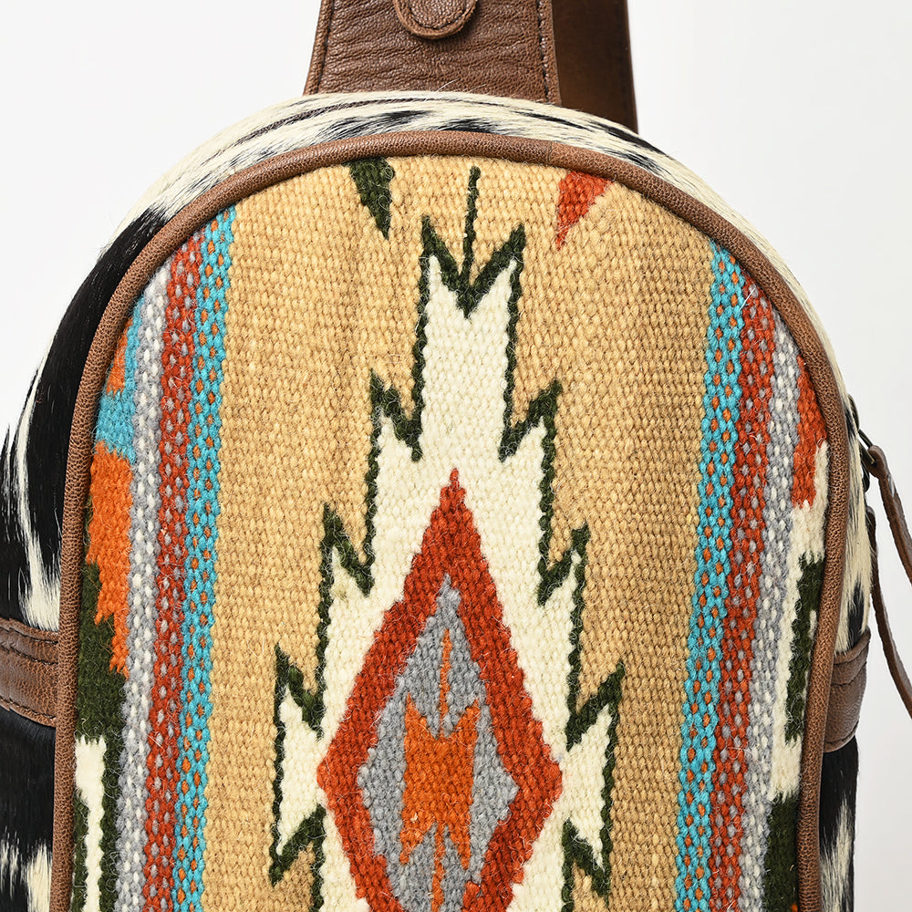 American Darling Hair-On Genuine Leather Sling Bag