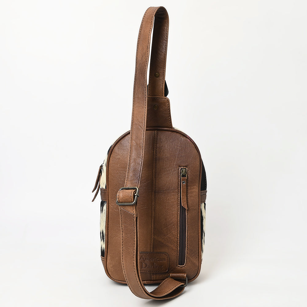 American Darling Hair-On Genuine Leather Sling Bag