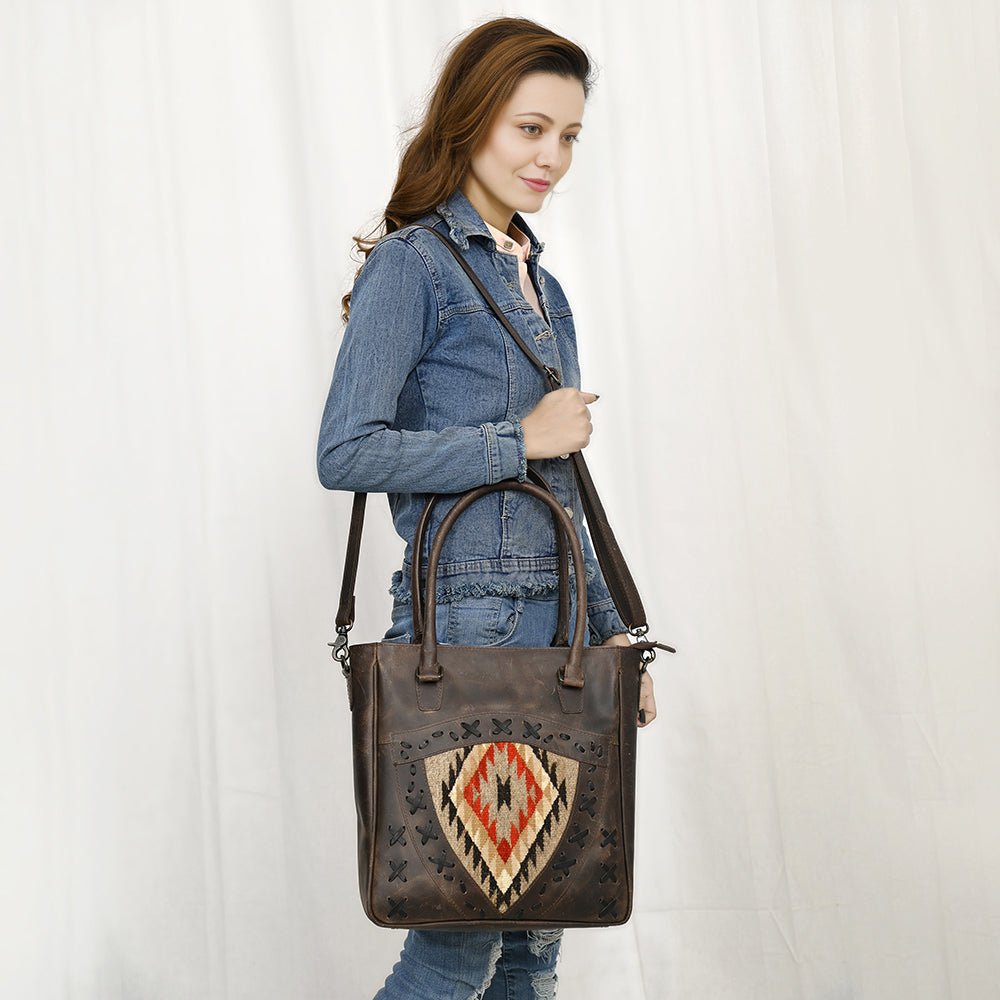 American Darling Genuine Leather Tote