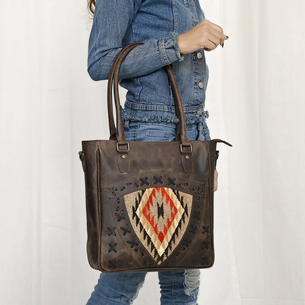 American Darling Genuine Leather Tote