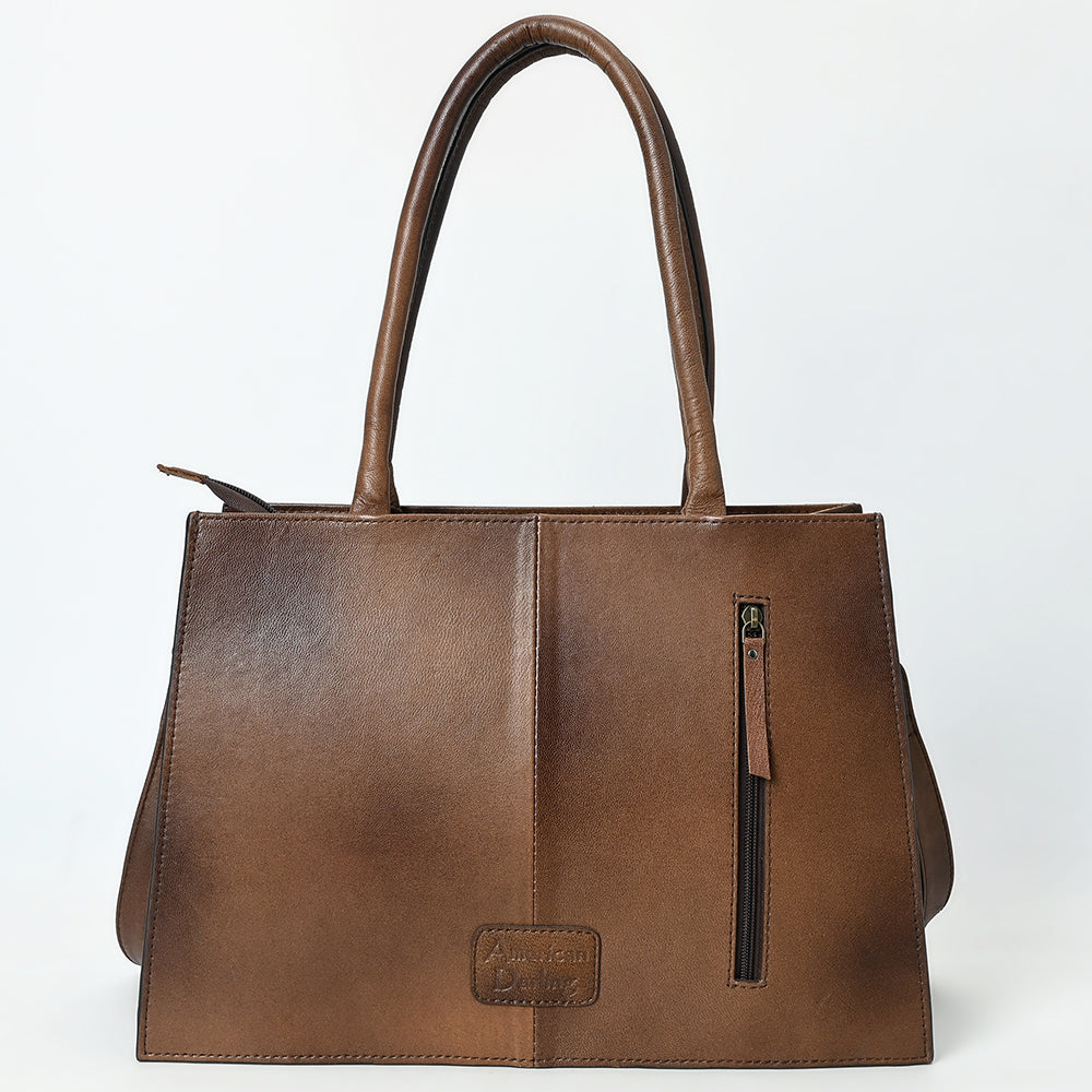American Darling Tote Beautifully Hand Tooled Genuine Leather