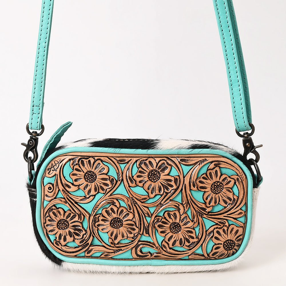 American Darling Hand-Tooled Leather Crossbody Bag