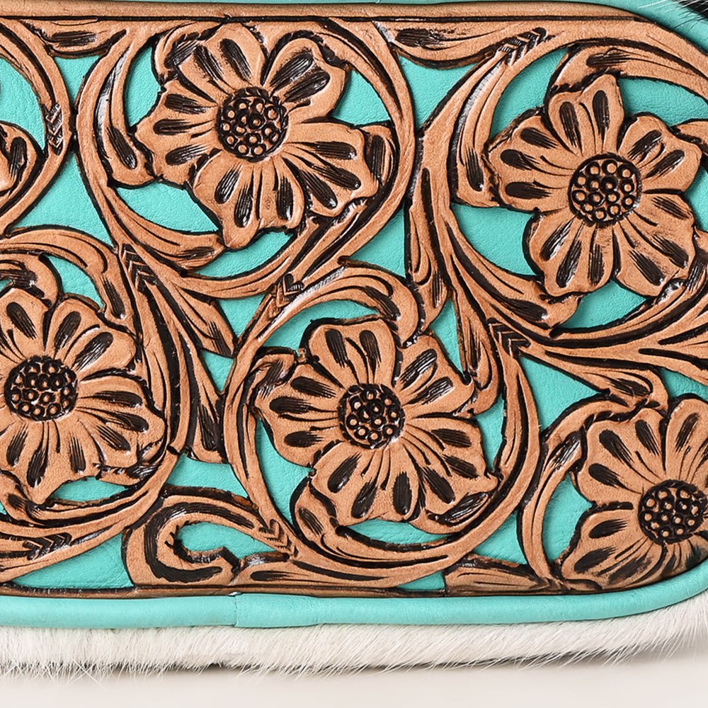 American Darling Hand-Tooled Leather Crossbody Bag