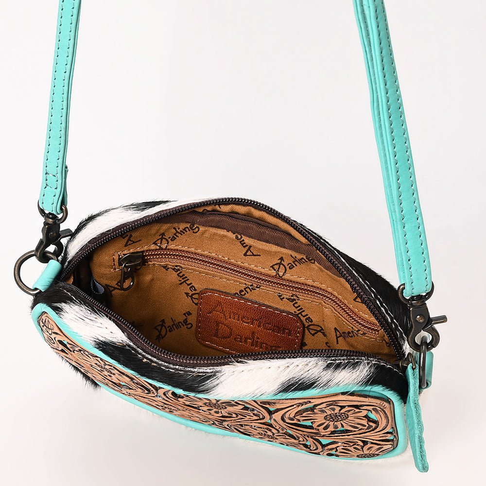 American Darling Hand-Tooled Leather Crossbody Bag