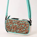 American Darling Hand-Tooled Leather Crossbody Bag