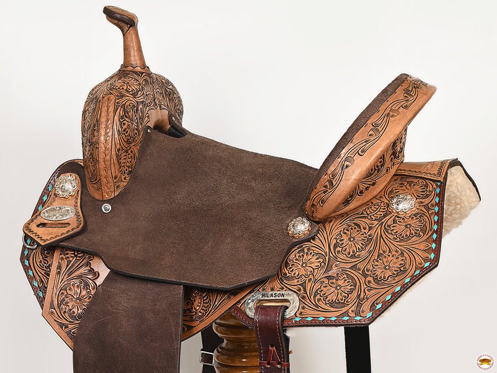 Flex Tree Western Saddle For Trail Riding And Endurance Leatherbound Comfort Design