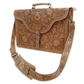American Darling Briefcase Hand Tooled Genuine Leather