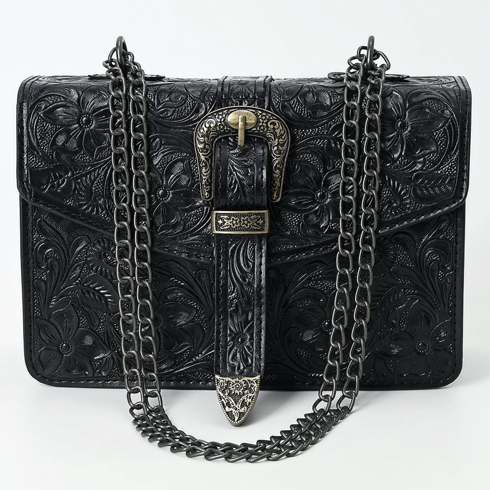 American Darling Small Crossbody Beautifully Hand Tooled Genuine Leather