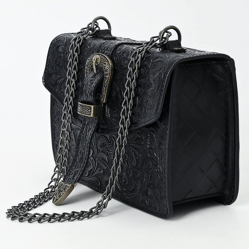 American Darling Small Crossbody Beautifully Hand Tooled Genuine Leather