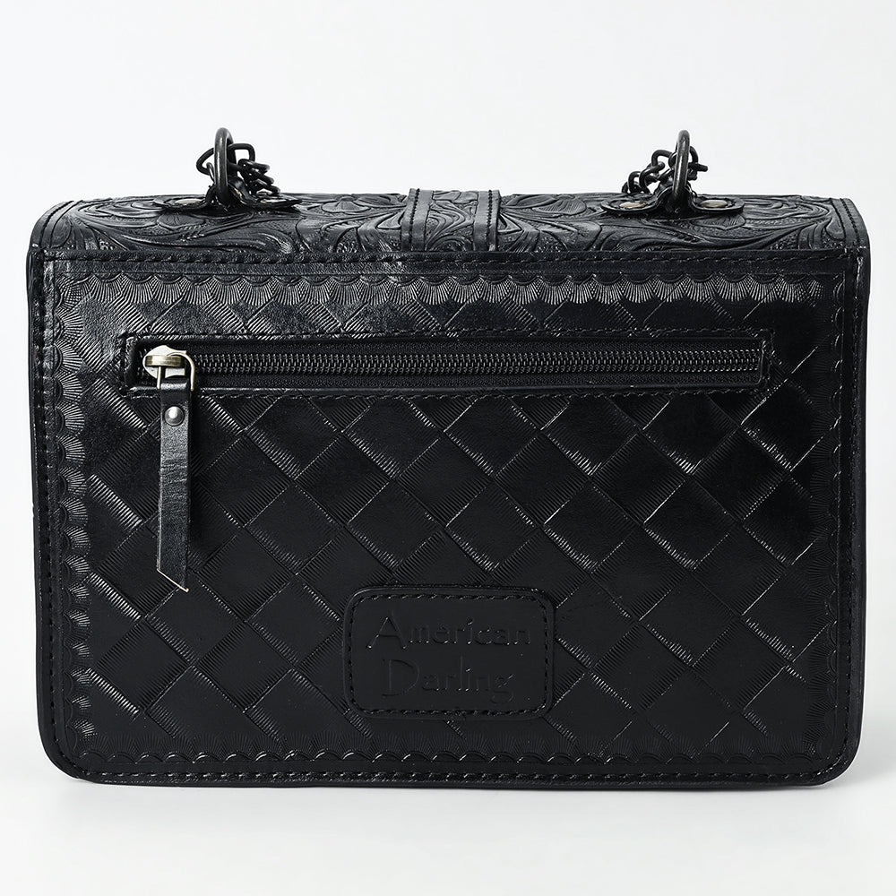 American Darling Small Crossbody Beautifully Hand Tooled Genuine Leather