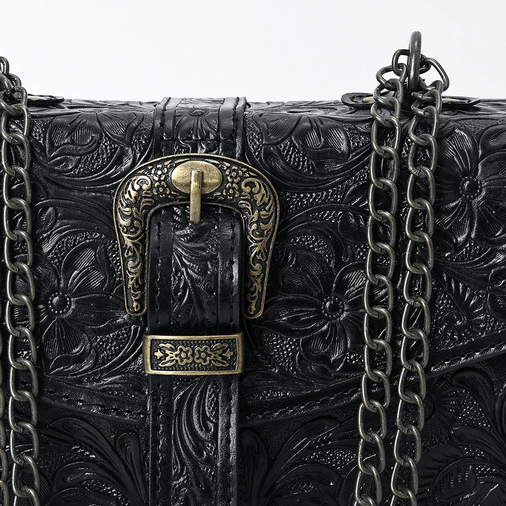 American Darling Small Crossbody Beautifully Hand Tooled Genuine Leather Women bag Western handbag purse | for Cute