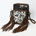 American Darling Crossbody Hair On Genuine Leather Women Bag Western Handbag Purse |