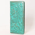 American Darling Clutch Beautifully Hand Tooled Genuine Leather