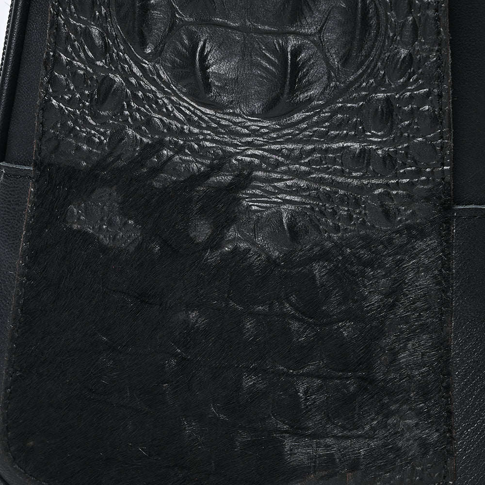 American Darling Crocodile embossed Genuine Leather