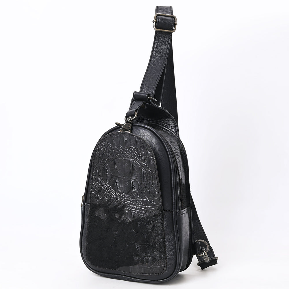 American Darling Crocodile embossed Genuine Leather