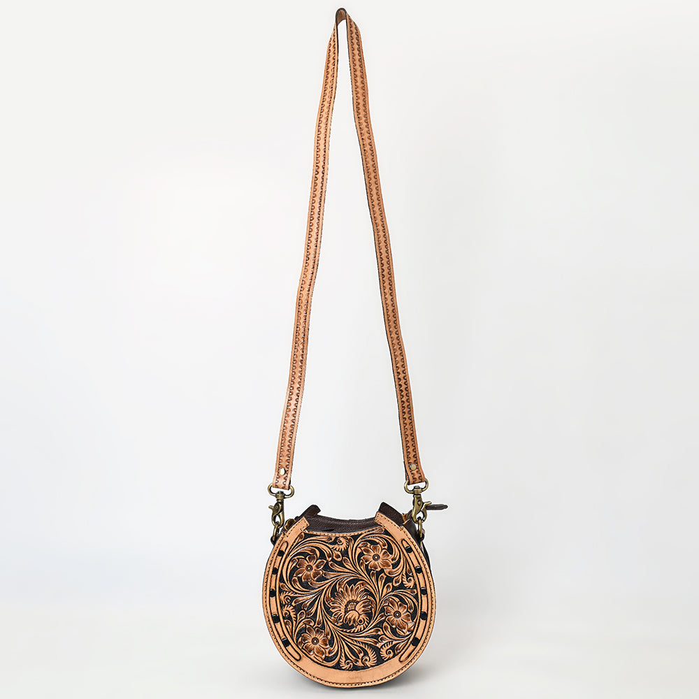American Darling Canteen Hand Tooled Genuine Leather
