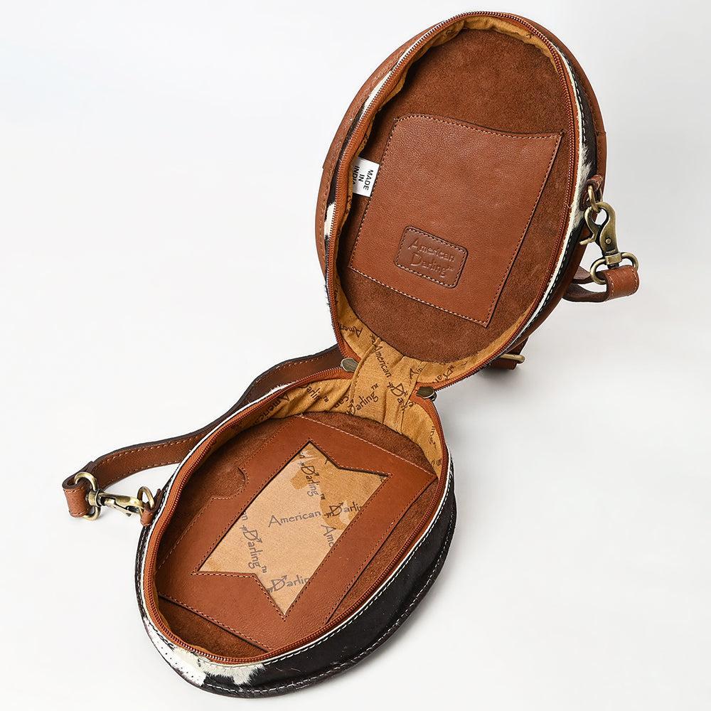 American Darling Canteen Beautifully Hand Tooled Genuine Leather