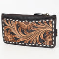 American Darling Card Holder Hand Tooled Genuine Leather