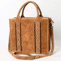American Darling Tote Genuine Suede Leather