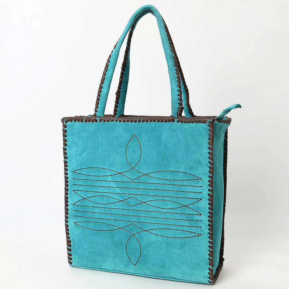 American Darling Tote Genuine Suede Leather