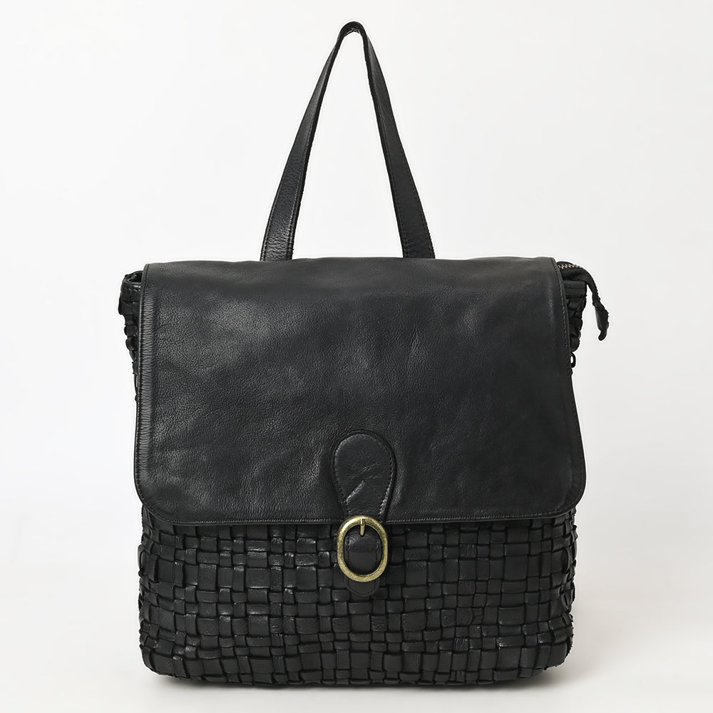 Never Mind Vintage Handmade Genuine Cowhide Leather