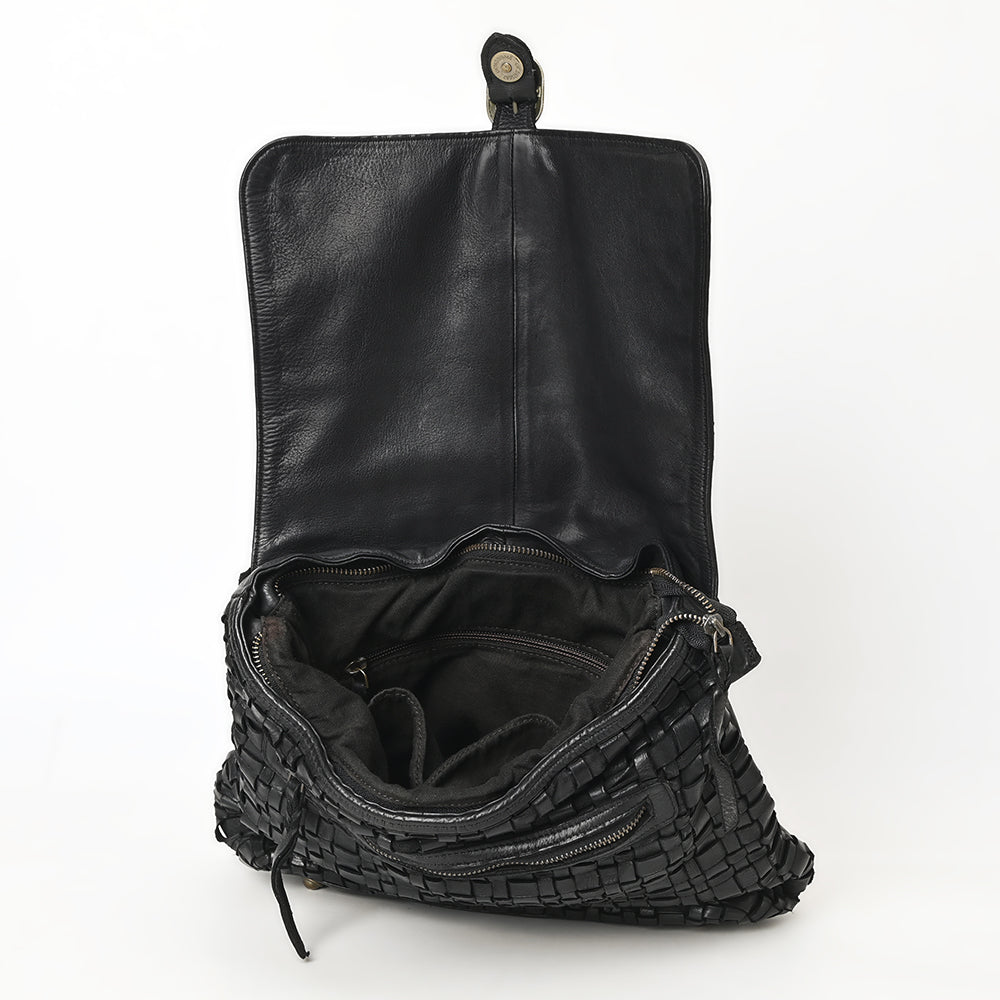 Never Mind Vintage Handmade Genuine Cowhide Leather