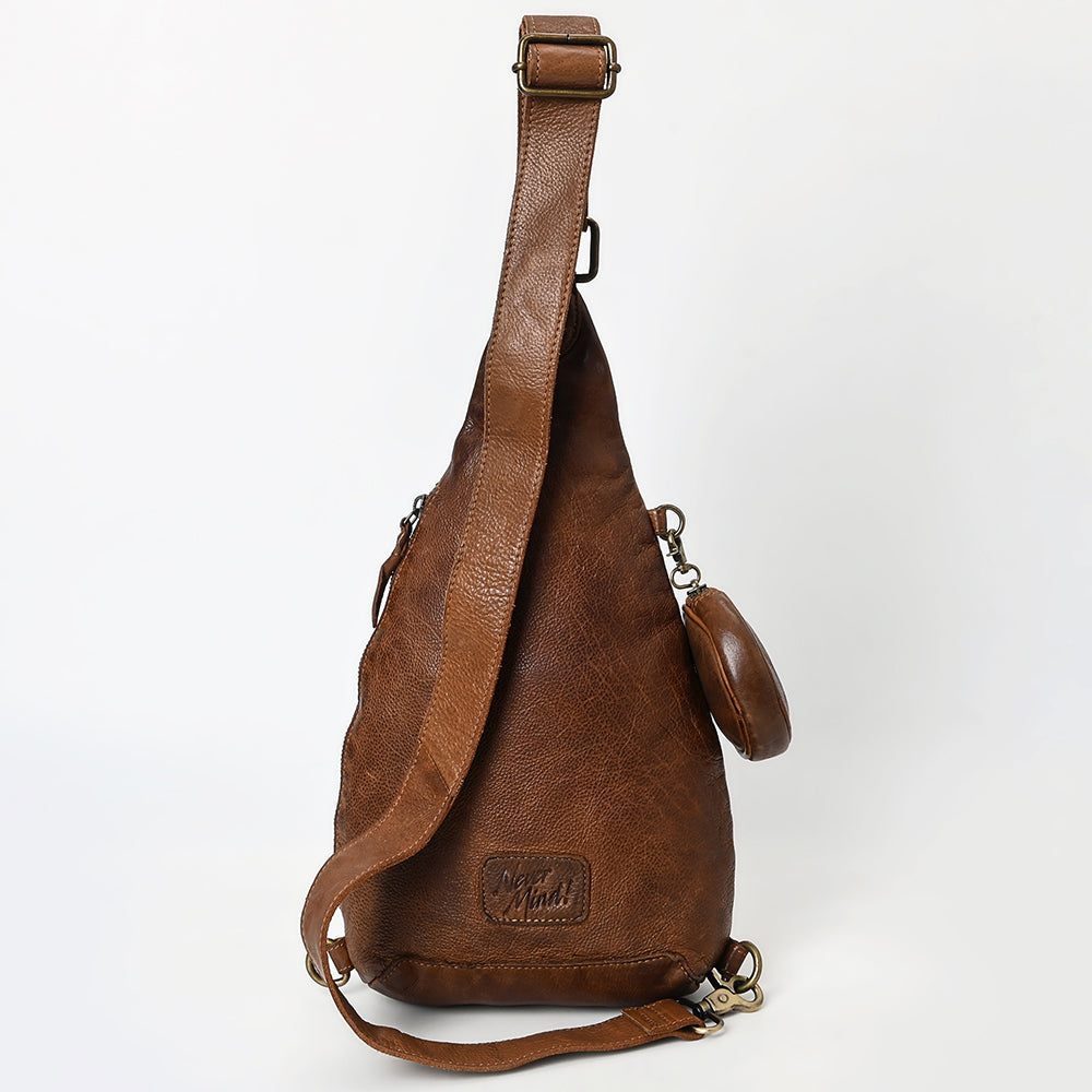 Never Mind NMBGM179 Sling Genuine Leather Women Bag Western Handbag Purse