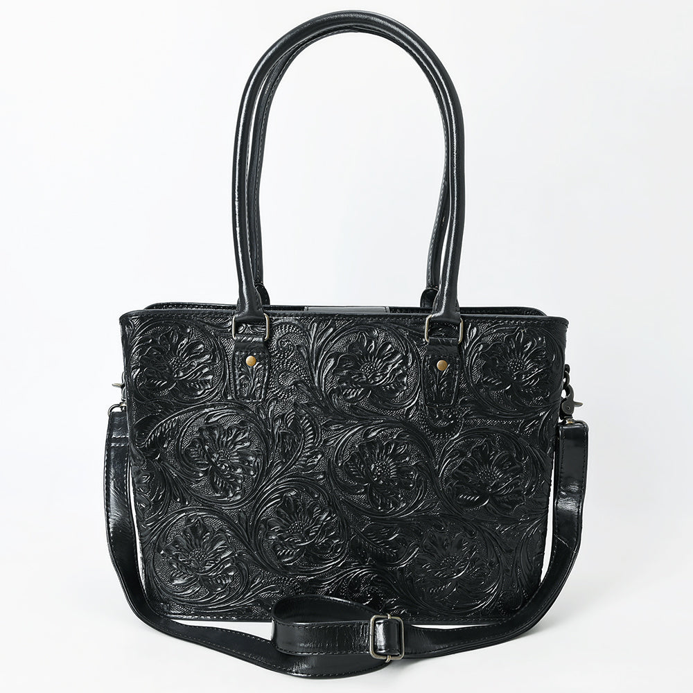 American Darling Tote Hand Tooled Genuine Leather