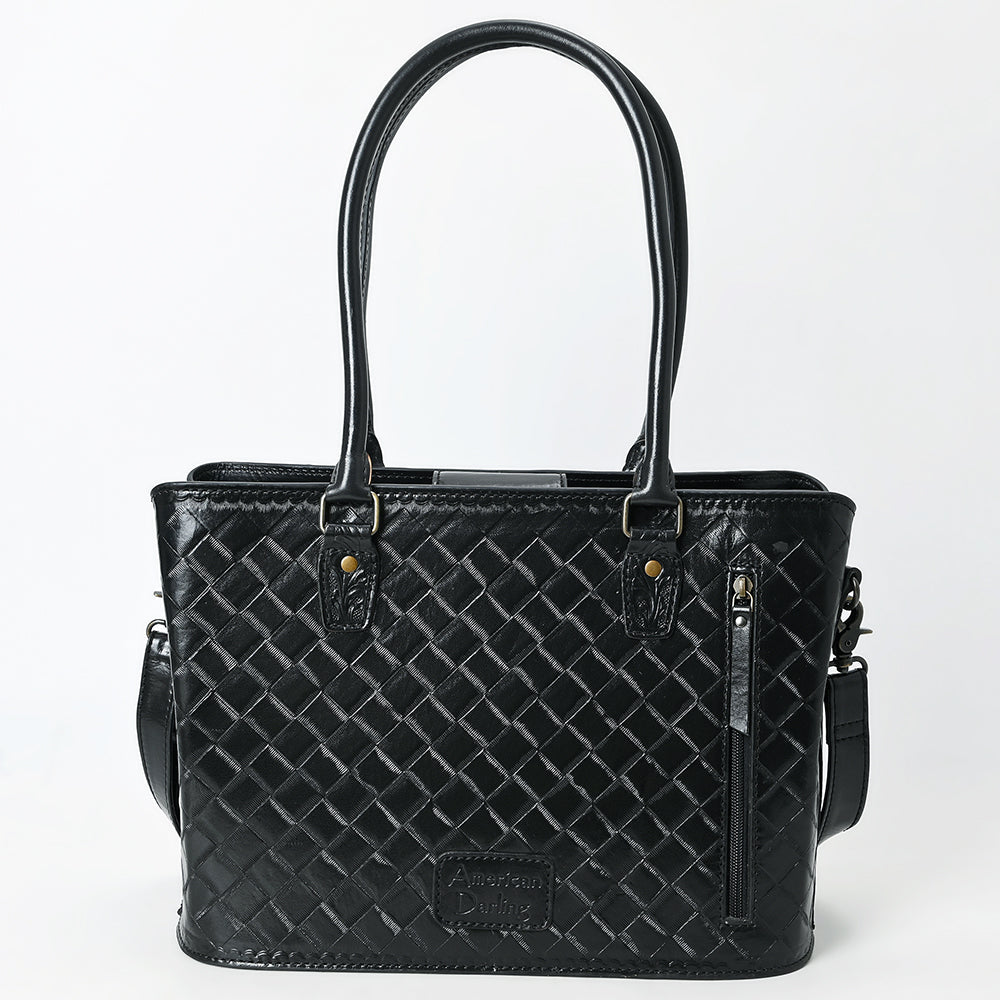 American Darling Tote Hand Tooled Genuine Leather