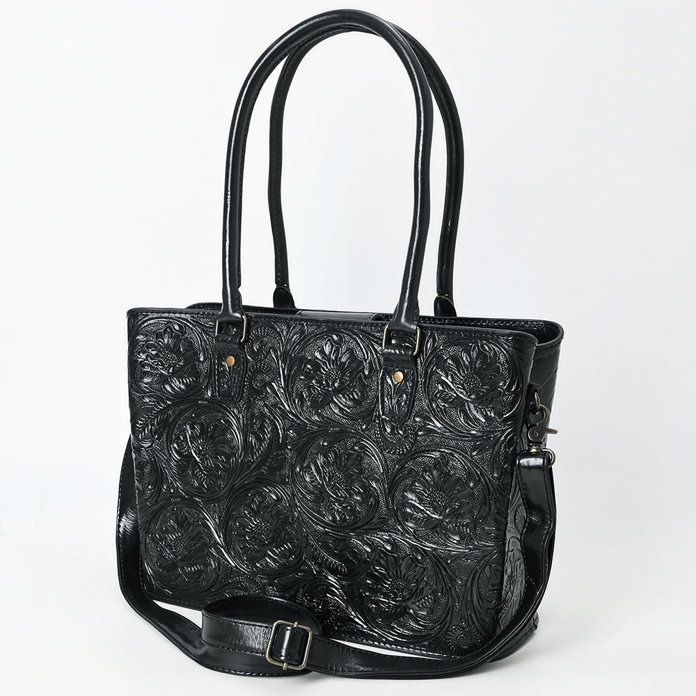 American Darling Tote Hand Tooled Genuine Leather