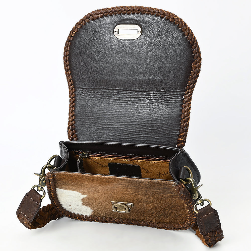 American Darling Hair-On Genuine Leather Small Crossbody Bag