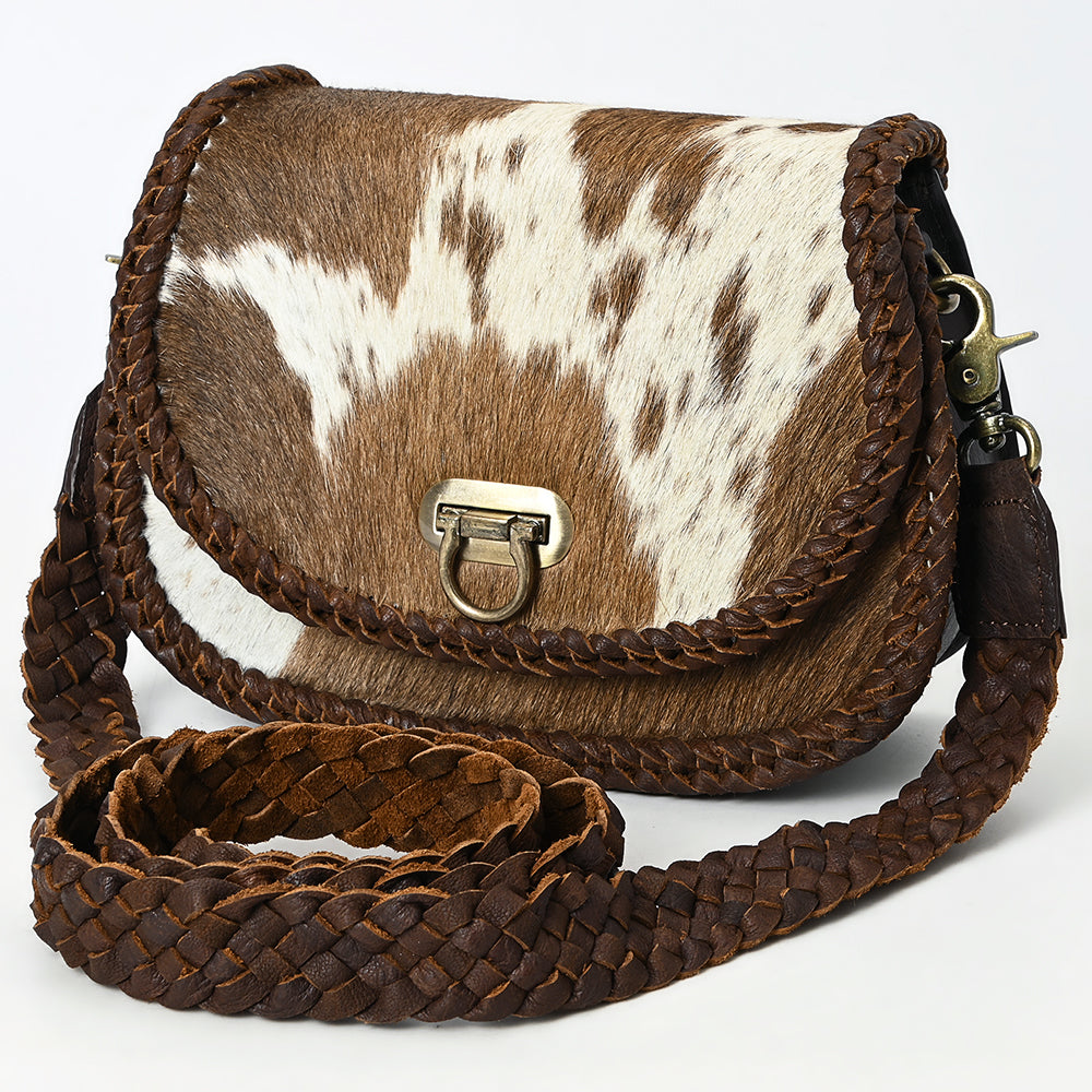 American Darling Hair-On Genuine Leather Small Crossbody Bag