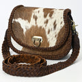 American Darling Hair-On Genuine Leather Small Crossbody Bag