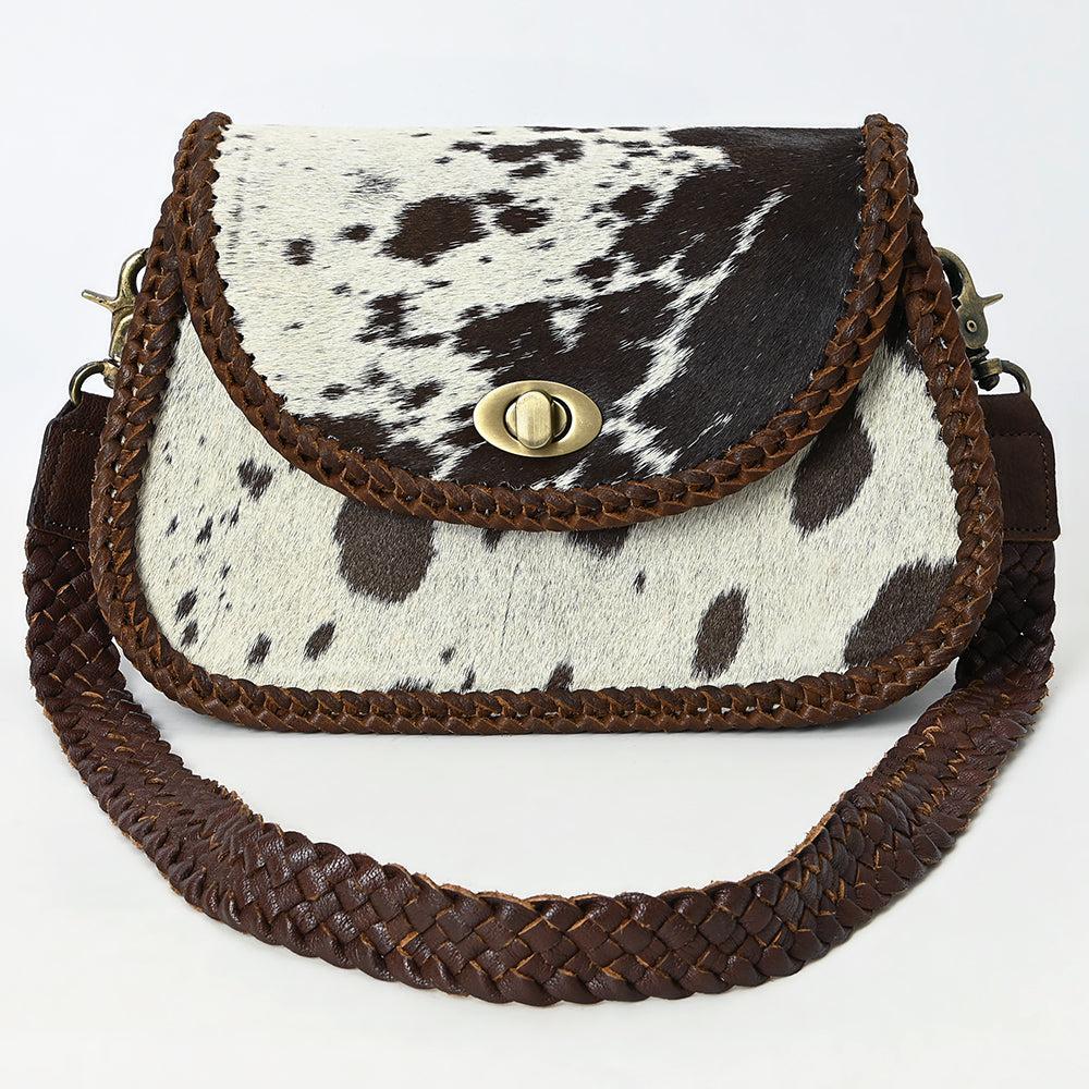 American Darling Hair-On Genuine Leather Small Crossbody Bag