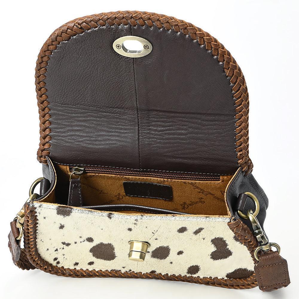American Darling Hair-On Genuine Leather Small Crossbody Bag