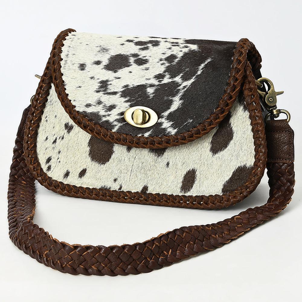 American Darling Hair-On Genuine Leather Small Crossbody Bag