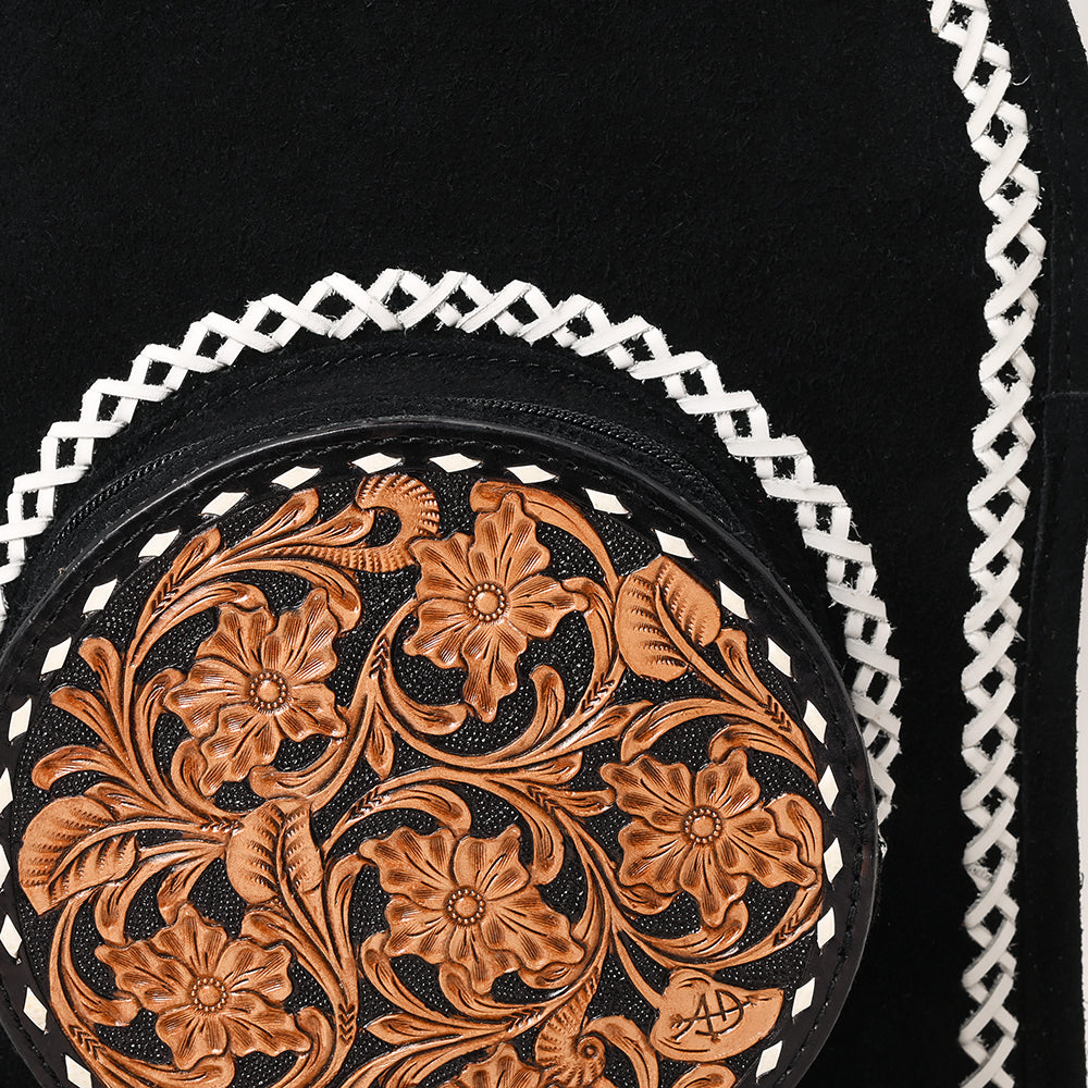 American Darling Backpack Hand Tooled Genuine Western Suede Leather women bag | Handbag Purse for Cute
