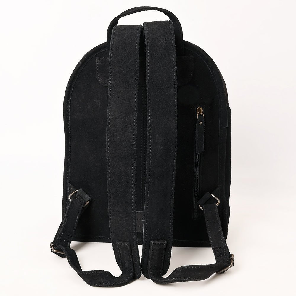 American Darling Hand-Tooled Suede Leather Backpack