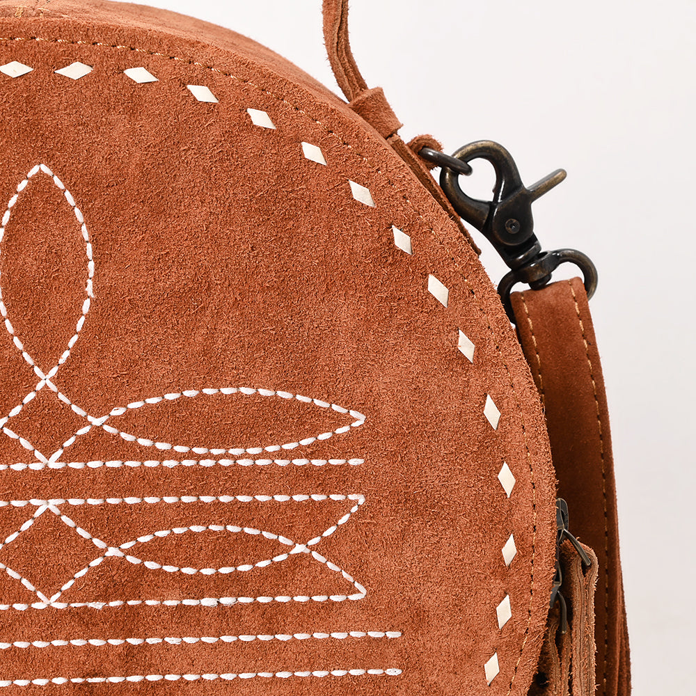 American Darling Canteen Genuine Suede Leather